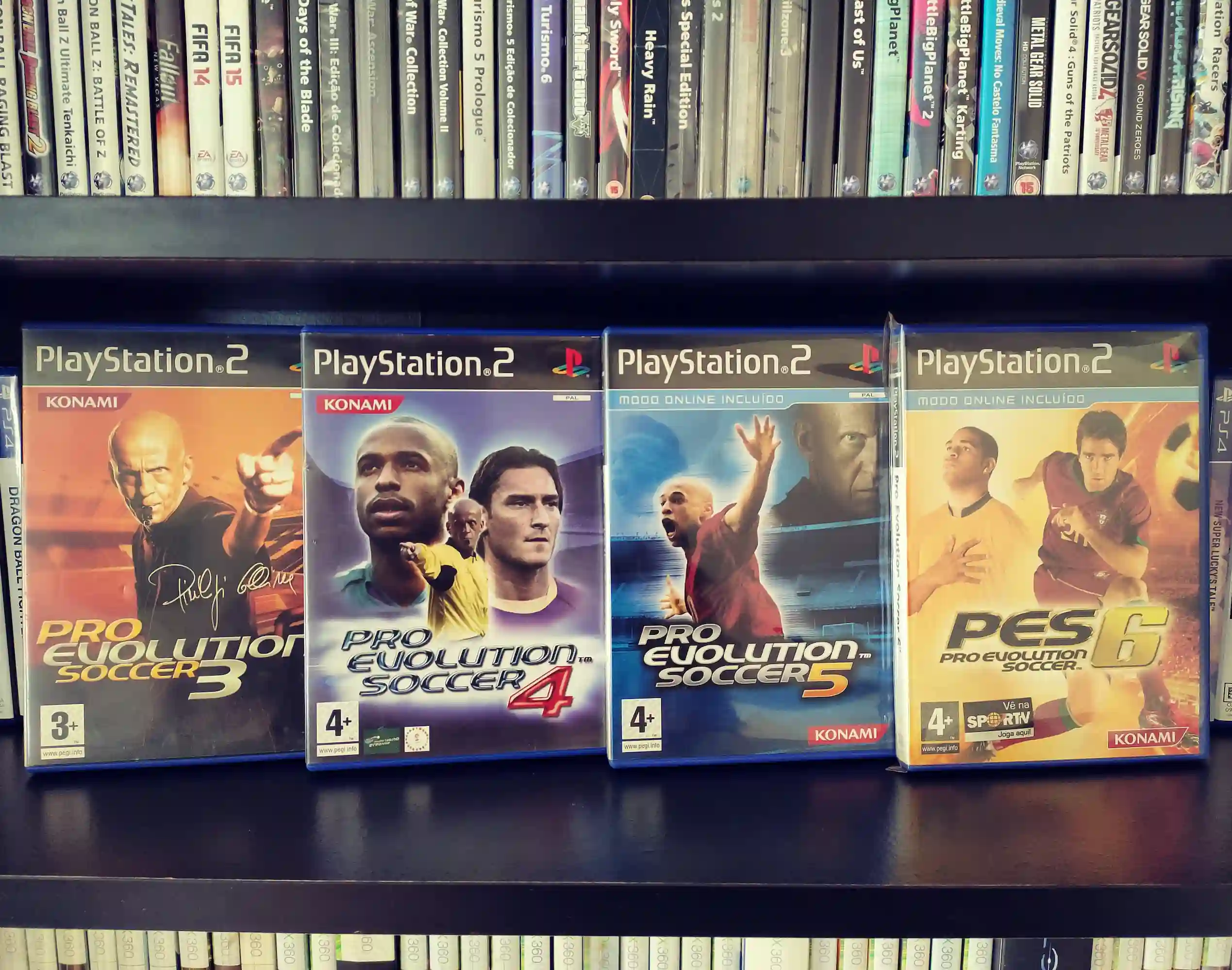 pro evolution soccer ps2 collection